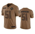 Men s Houston Texans Will Anderson Jr. 2023 Brown Salute To Service Limited Stitched Jersey