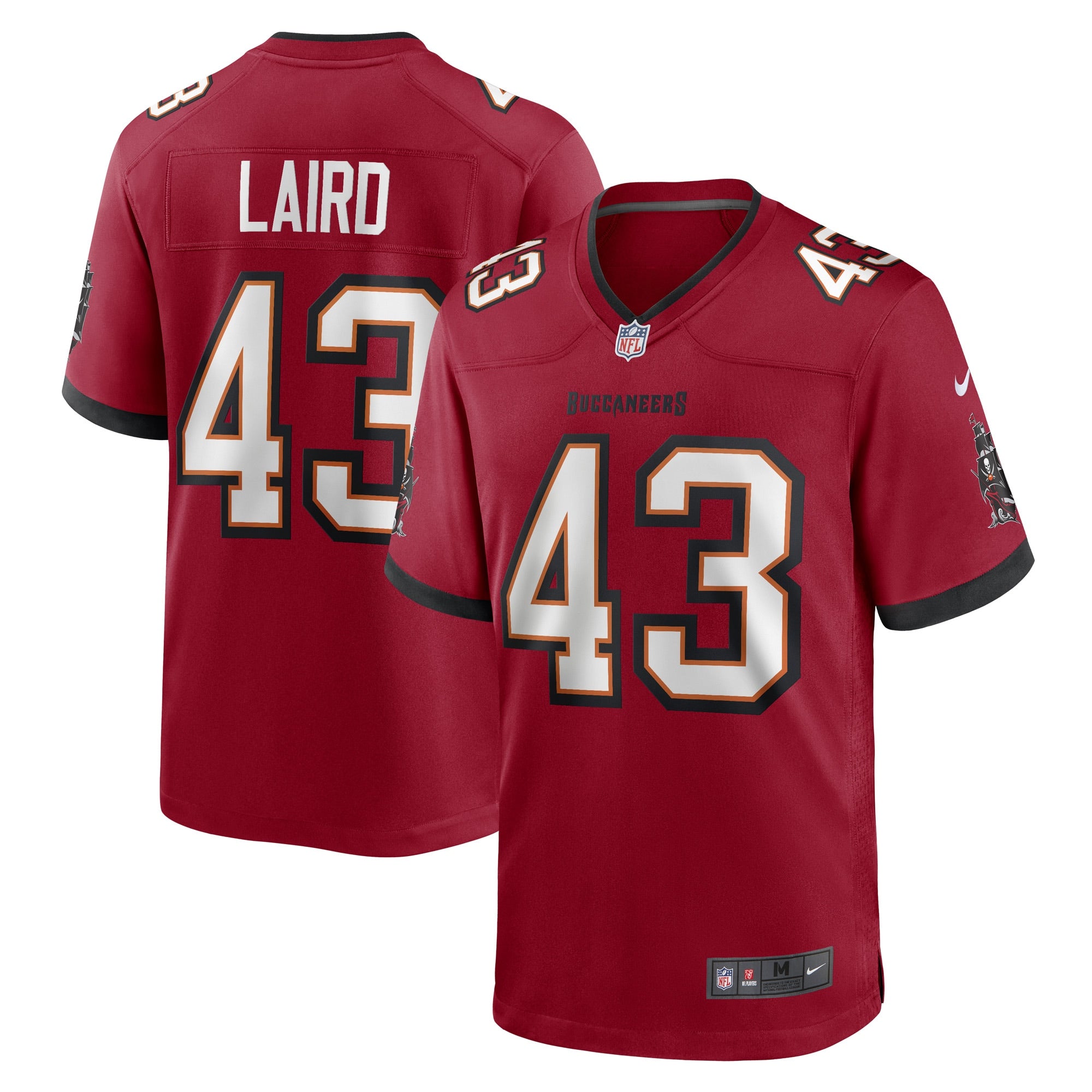 Patrick Laird Tampa Bay Buccaneers Nike Game Player Jersey   Red