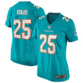 Women s Nike Xavien Howard Aqua Miami Dolphins Game Jersey
