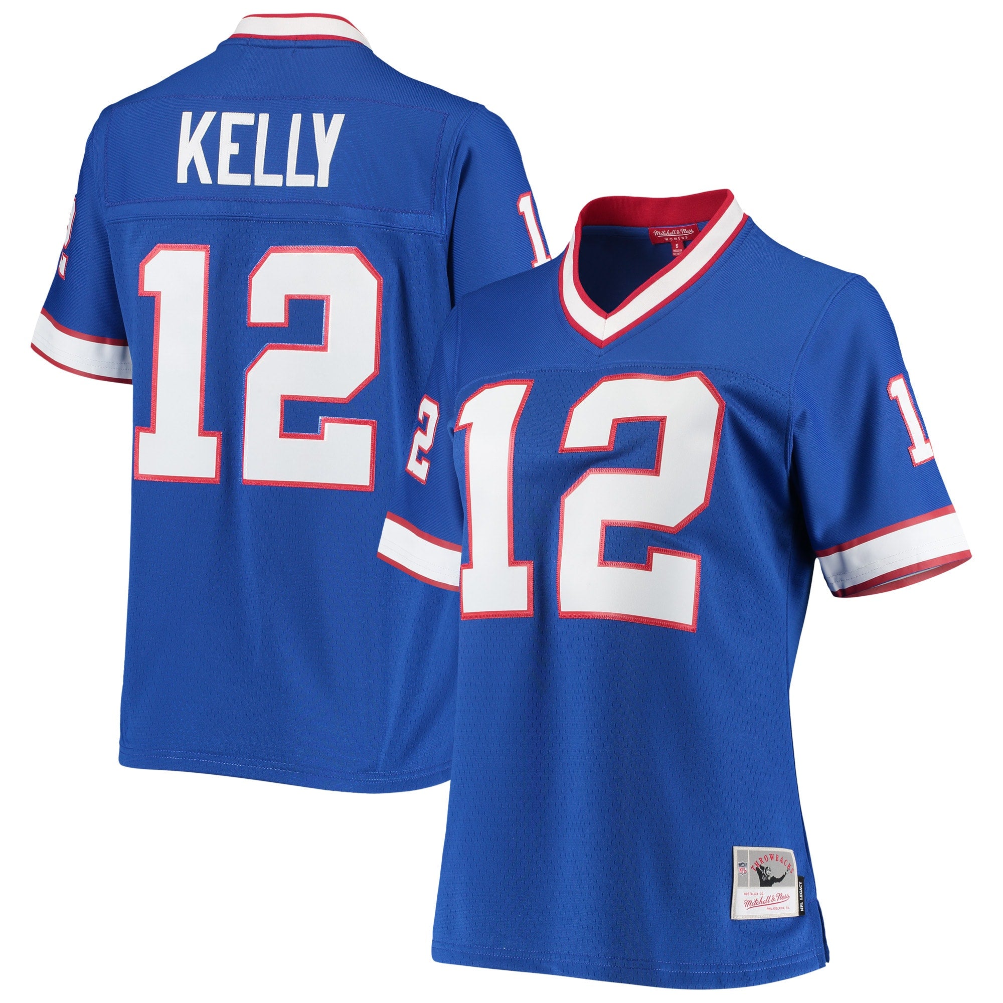 Jim Kelly Buffalo Bills Mitchell   Ness Women s 1990 Legacy Replica Jersey   Royal