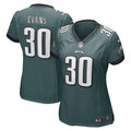 Women s Nike Justin Evans Midnight Green Philadelphia Eagles Game Player Jersey