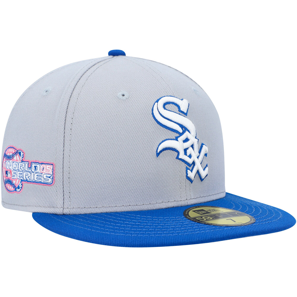 Chicago White Sox New Era Dolphin 59FIFTY Fitted Hat - Gray/Blue