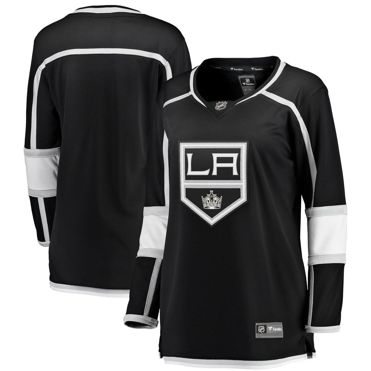 Women's Fanatics Branded Black Los Angeles Kings 2020/21 Home Breakaway Jersey