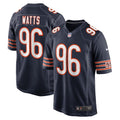 Men s Nike Armon Watts Navy Chicago Bears Game Player Jersey