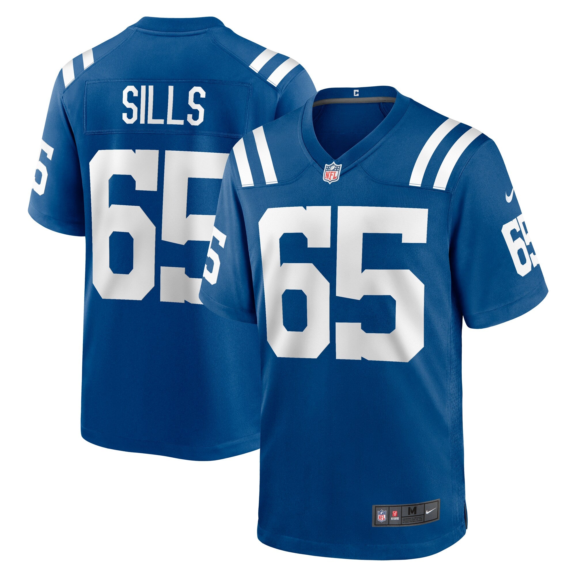Josh Sills Indianapolis Colts Nike Team Game Jersey    Royal