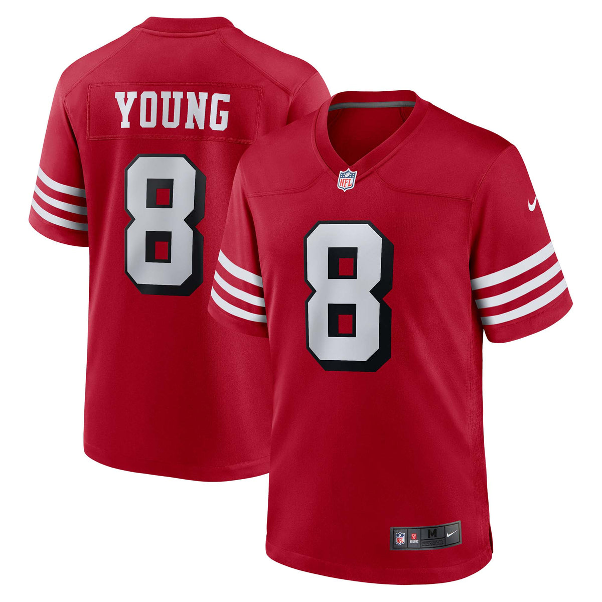 Steve Young San Francisco 49ers Nike Retired Alternate Game Jersey   Scarlet