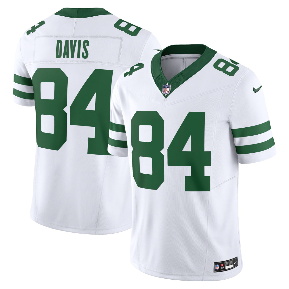 Men s Nike Corey Davis White New York Jets Legacy Vapor F.U.S.E. Limited Jersey