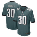 Men s Nike Kennedy Brooks Midnight Green Philadelphia Eagles Game Player Jersey
