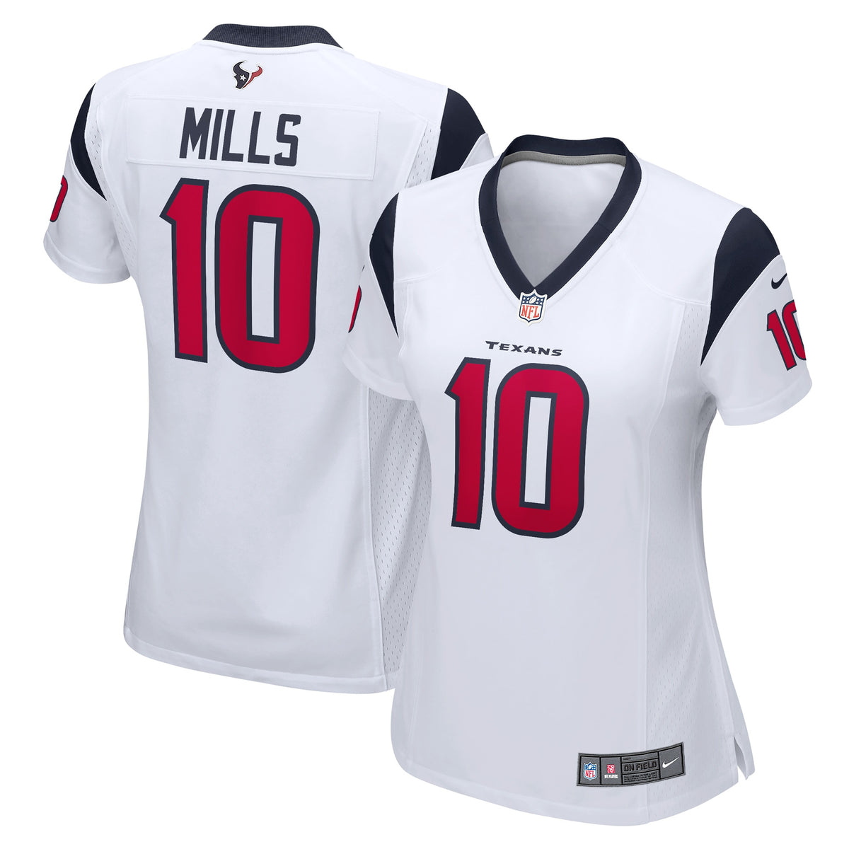 Davis Mills Houston Texans Nike Women s Game Player Jersey   White