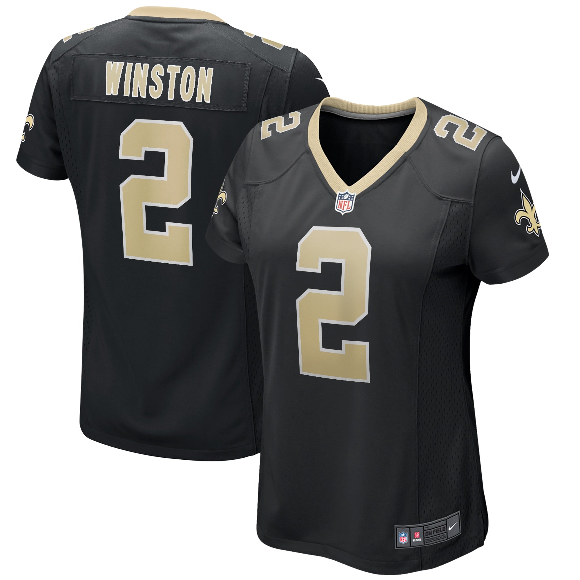 Jameis Winston New Orleans Saints Nike Women s Game Jersey   Black
