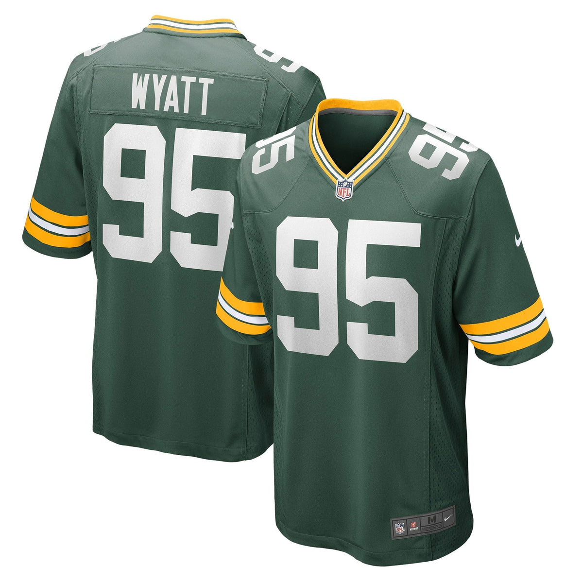 Men s Nike Devonte Wyatt Green Green Bay Packers Player Game Jersey