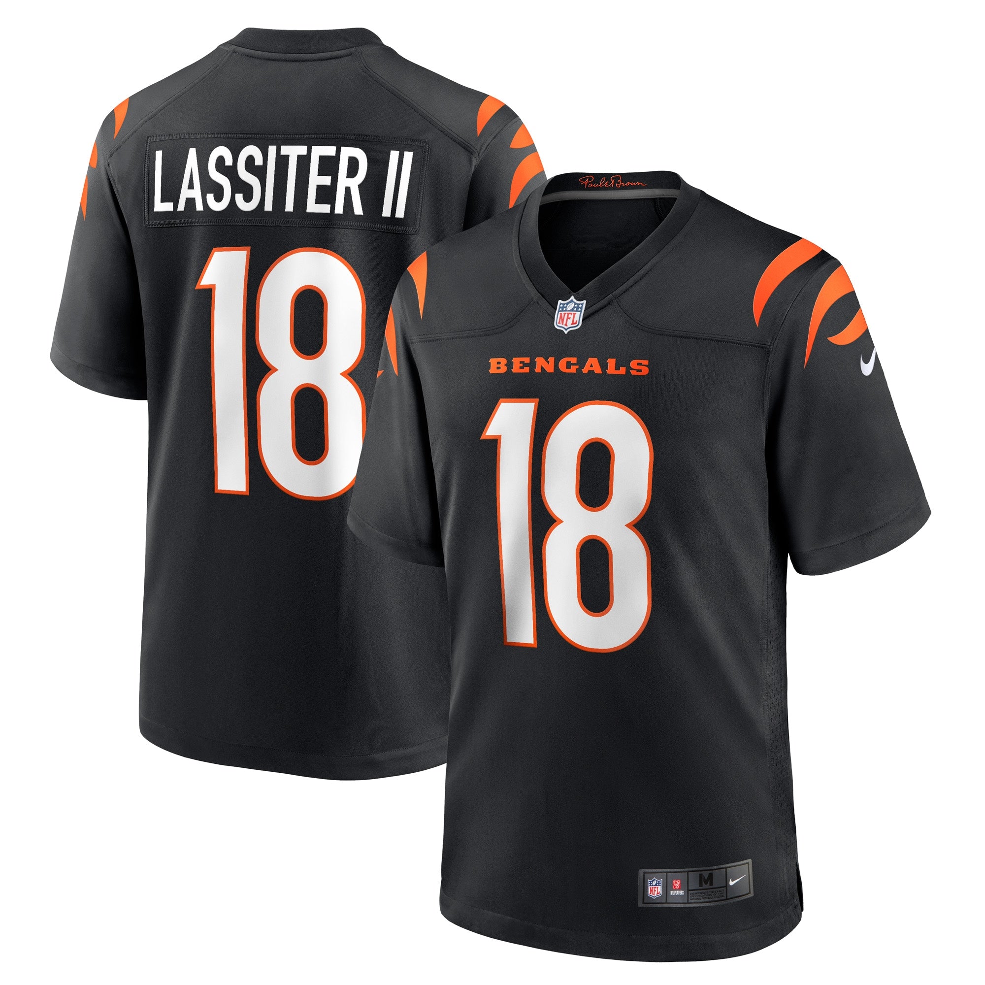 Kwamie Lassiter II Cincinnati Bengals Nike Game Player Jersey   Black