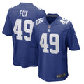 Tomon Fox New York Giants Nike Game Player Jersey Royal