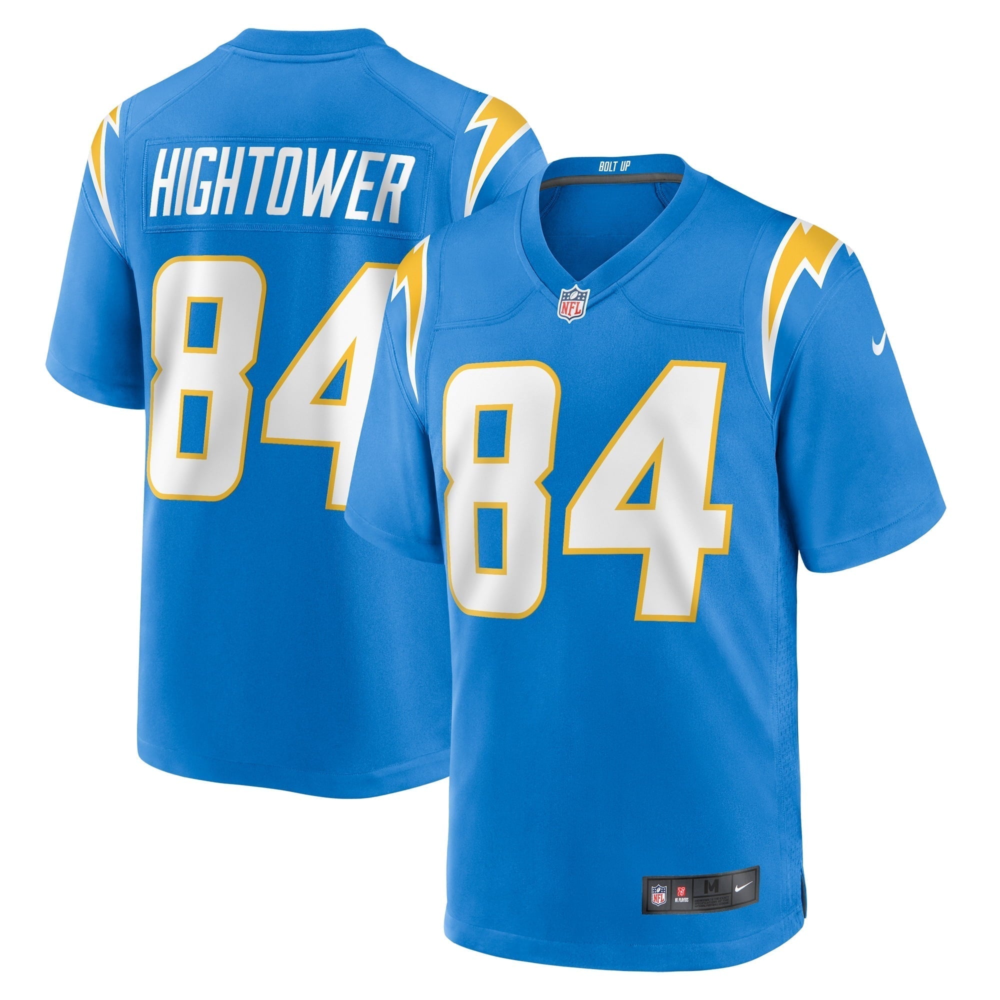 Men s Nike John Hightower Powder Blue Los Angeles Chargers Home Game Player Jersey
