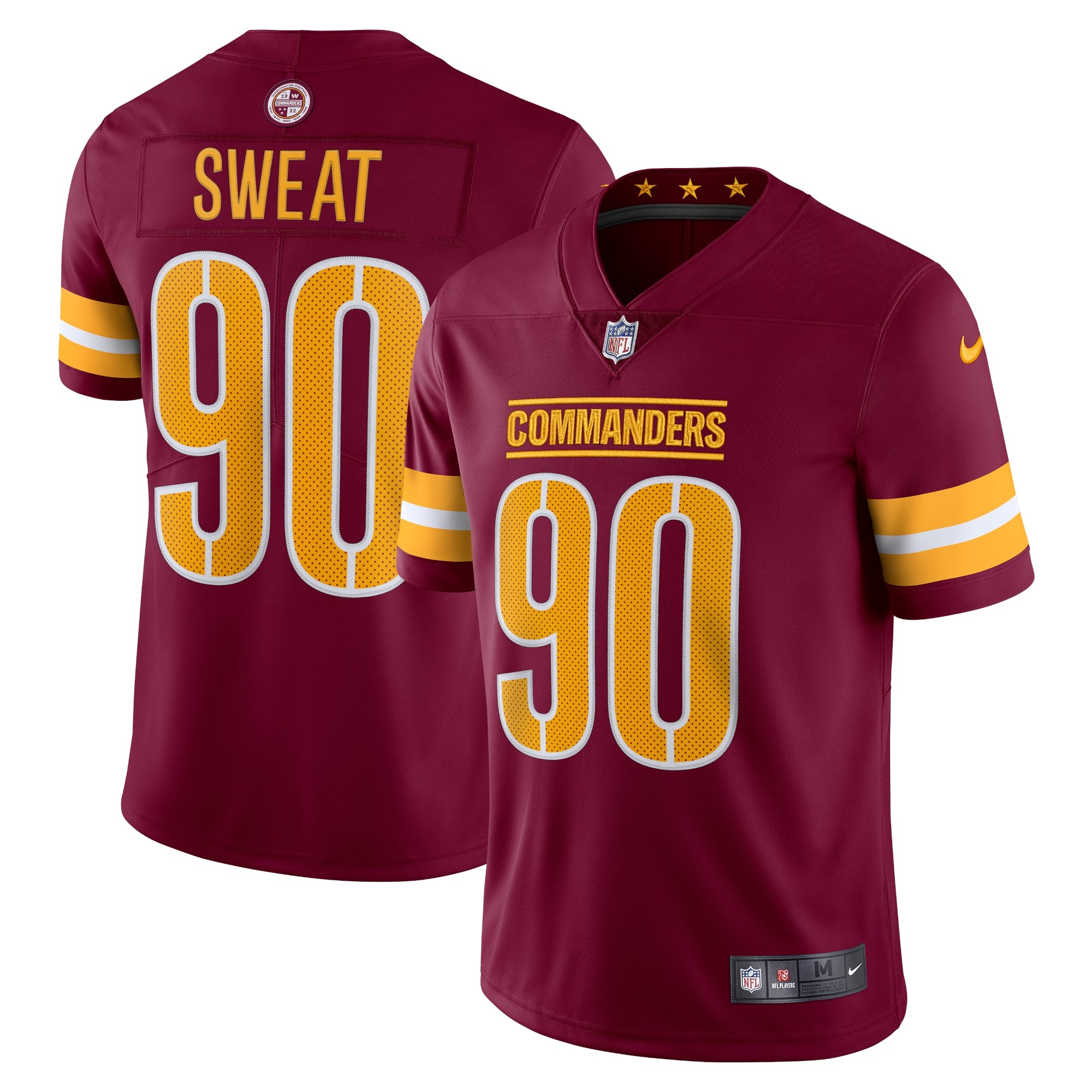 Montez Sweat Washington Commanders Nike Vapor Limited Jersey   Burgundy