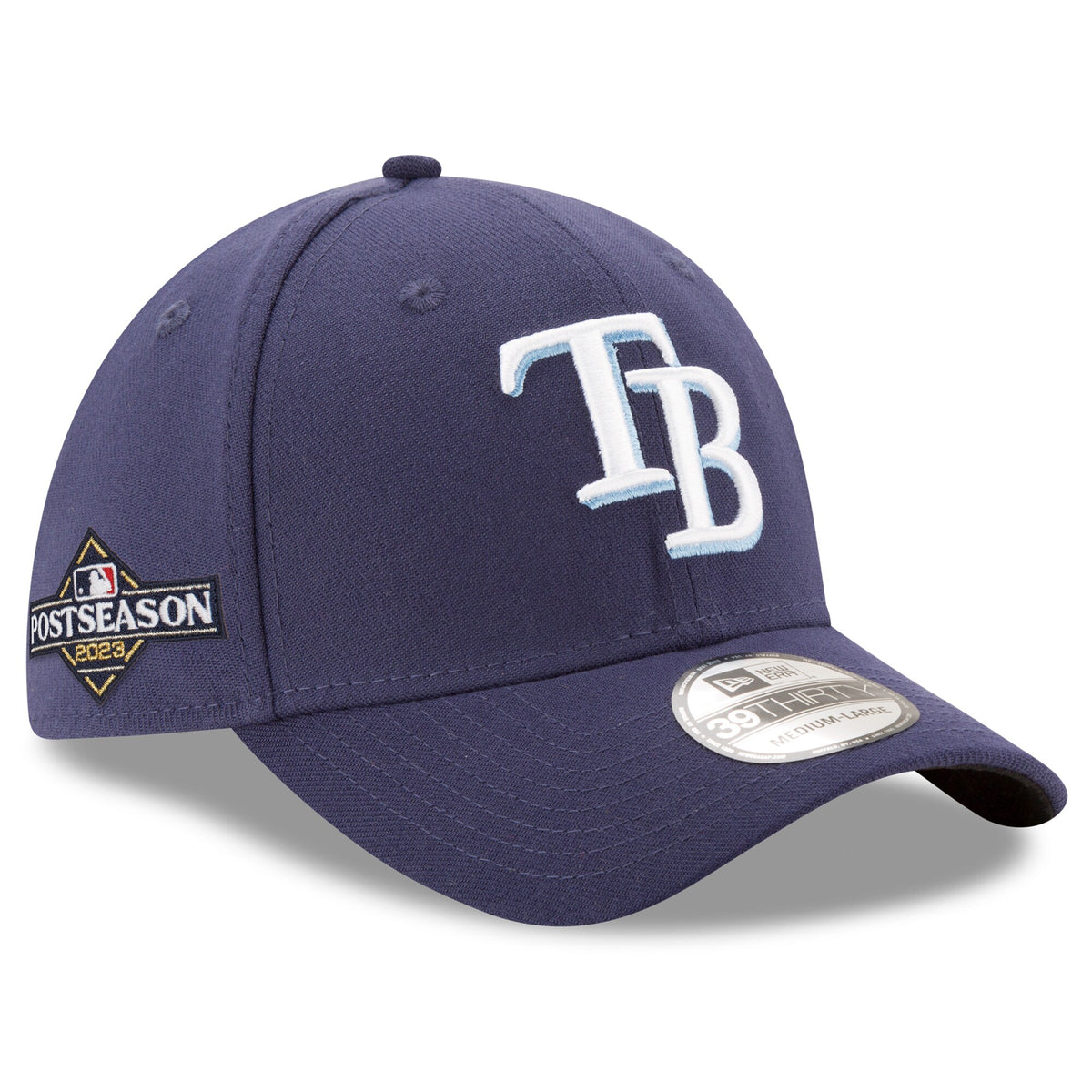 Tampa Bay Rays New Era 2023 Postseason 39THIRTY Flex Hat - Navy