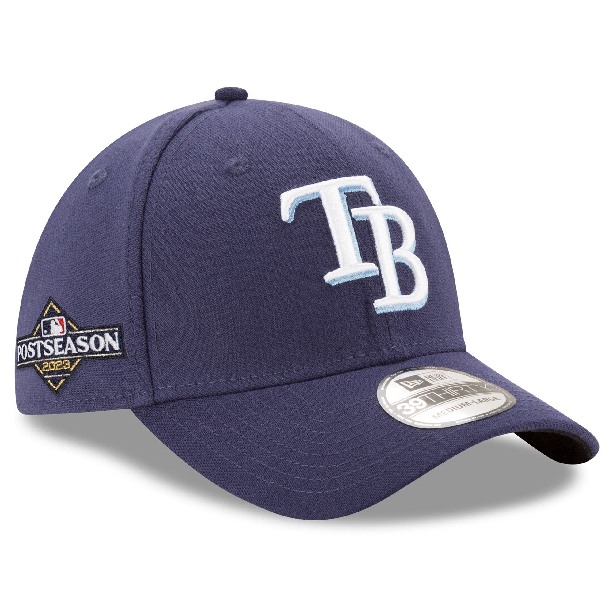Tampa Bay Rays New Era 2023 Postseason 39THIRTY Flex Hat - Navy