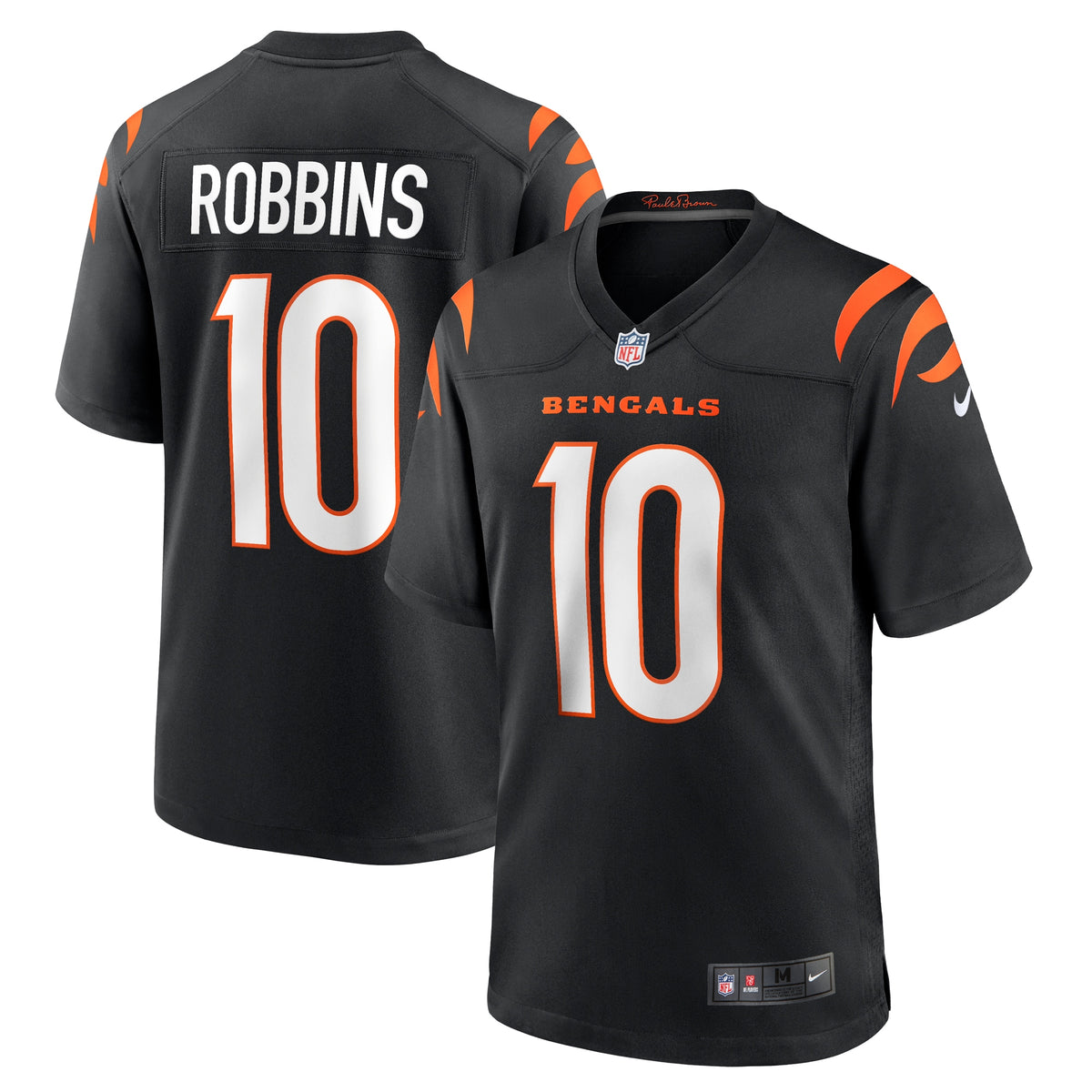 Brad Robbins Cincinnati Bengals Nike Team Game Jersey    Black
