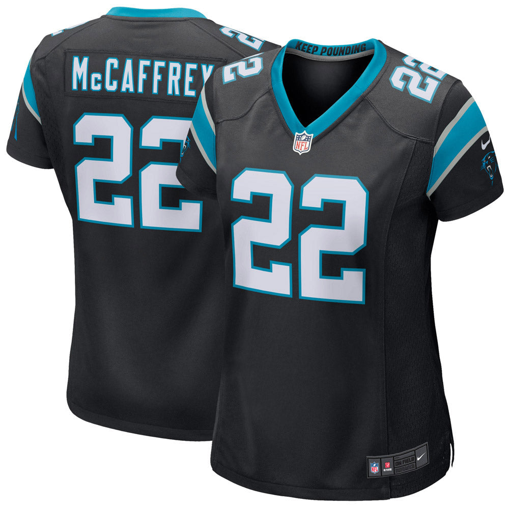 Women s Carolina Panthers Christian McCaffrey Player Jersey Black