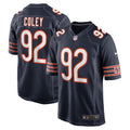 Men s Nike Trevon Coley Navy Chicago Bears Game Player Jersey