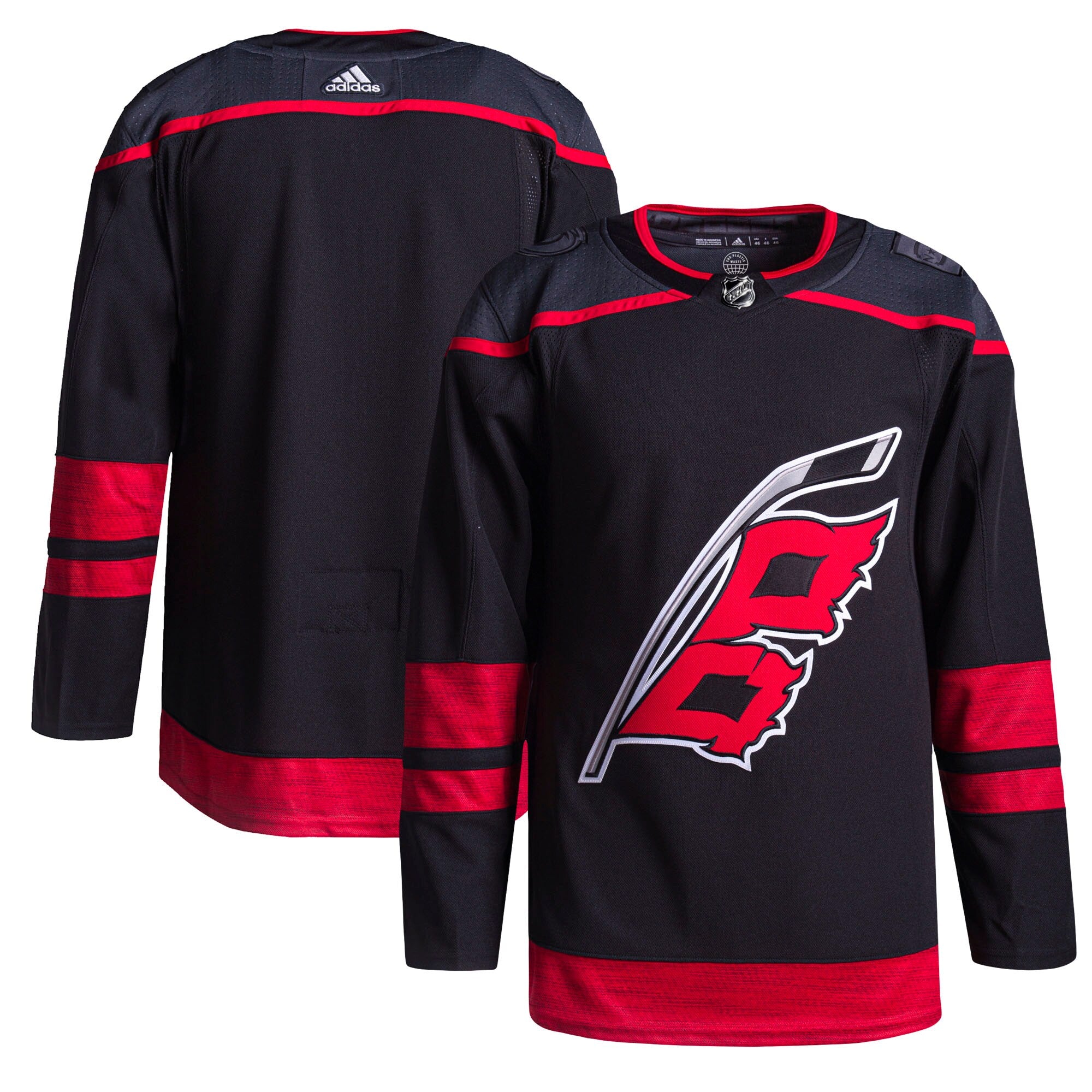 Carolina Hurricanes adidas Home Primegreen Authentic Pro Jersey - Black
