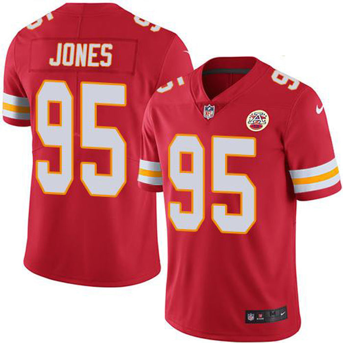 Youth Kansas City Chiefs Chris Jones Vapor Jersey   Red