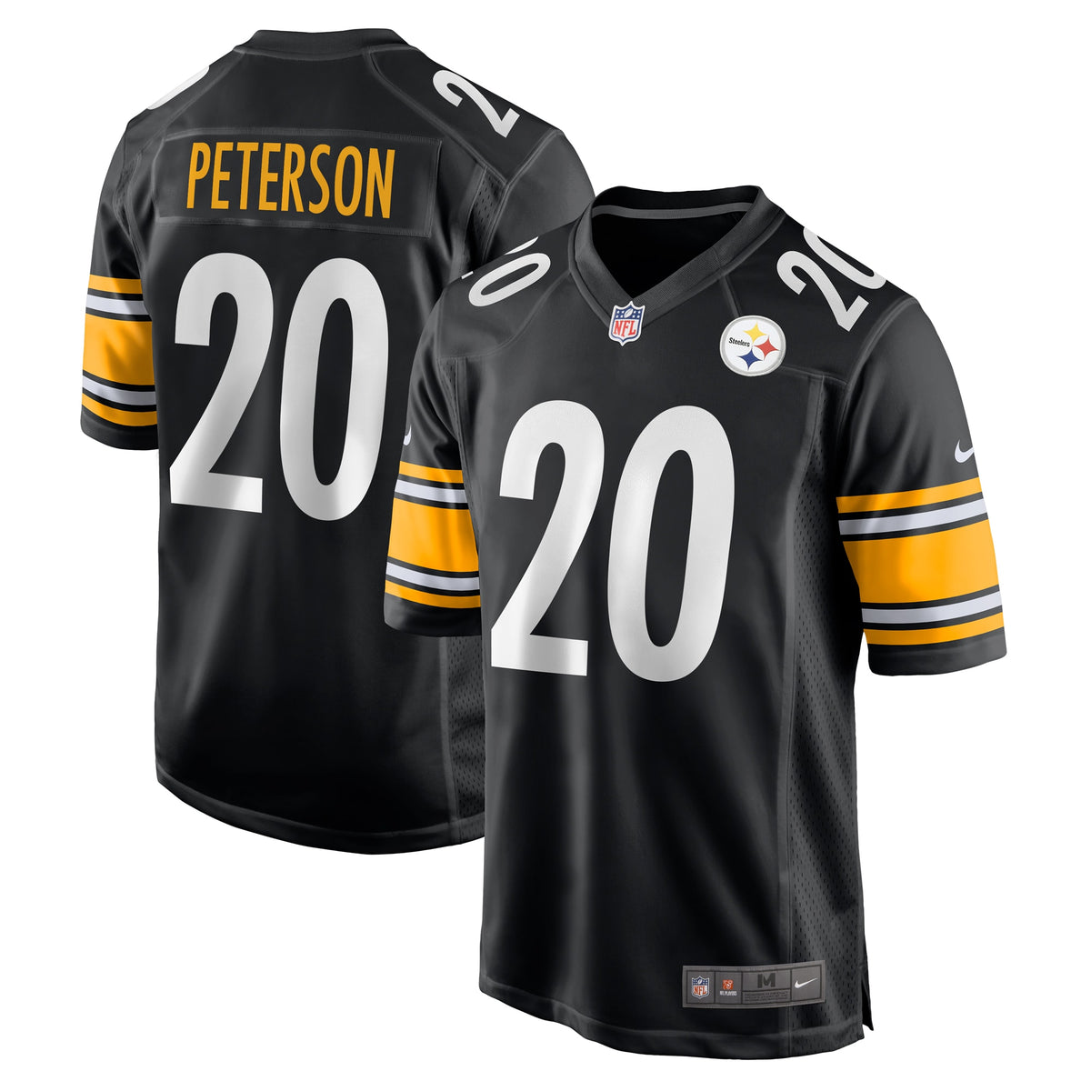 Patrick Peterson Pittsburgh Steelers Nike Game Player Jersey   Black