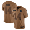 Stefon Diggs Buffalo Bills Nike 2023 Salute To Service Limited Jersey   Brown
