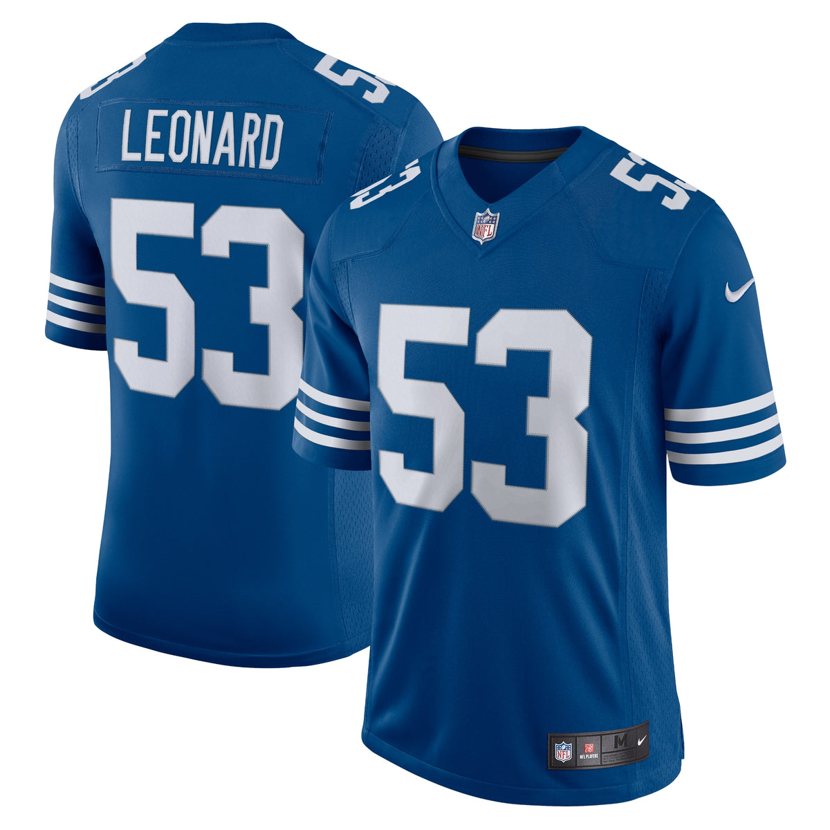 Men s Nike Darius Leonard Royal Indianapolis Colts Alternate Vapor Limited Jersey