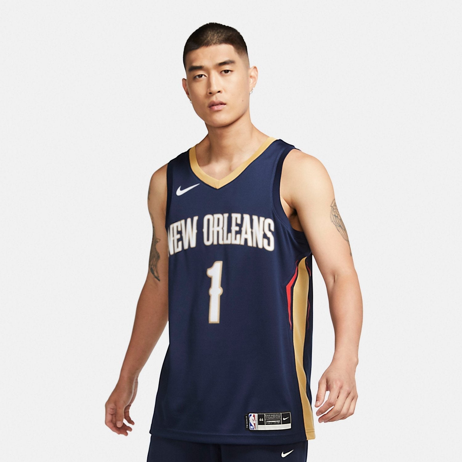 Nike Men's New Orleans Pelicans Zion Williamson Swingman Icon Jersey