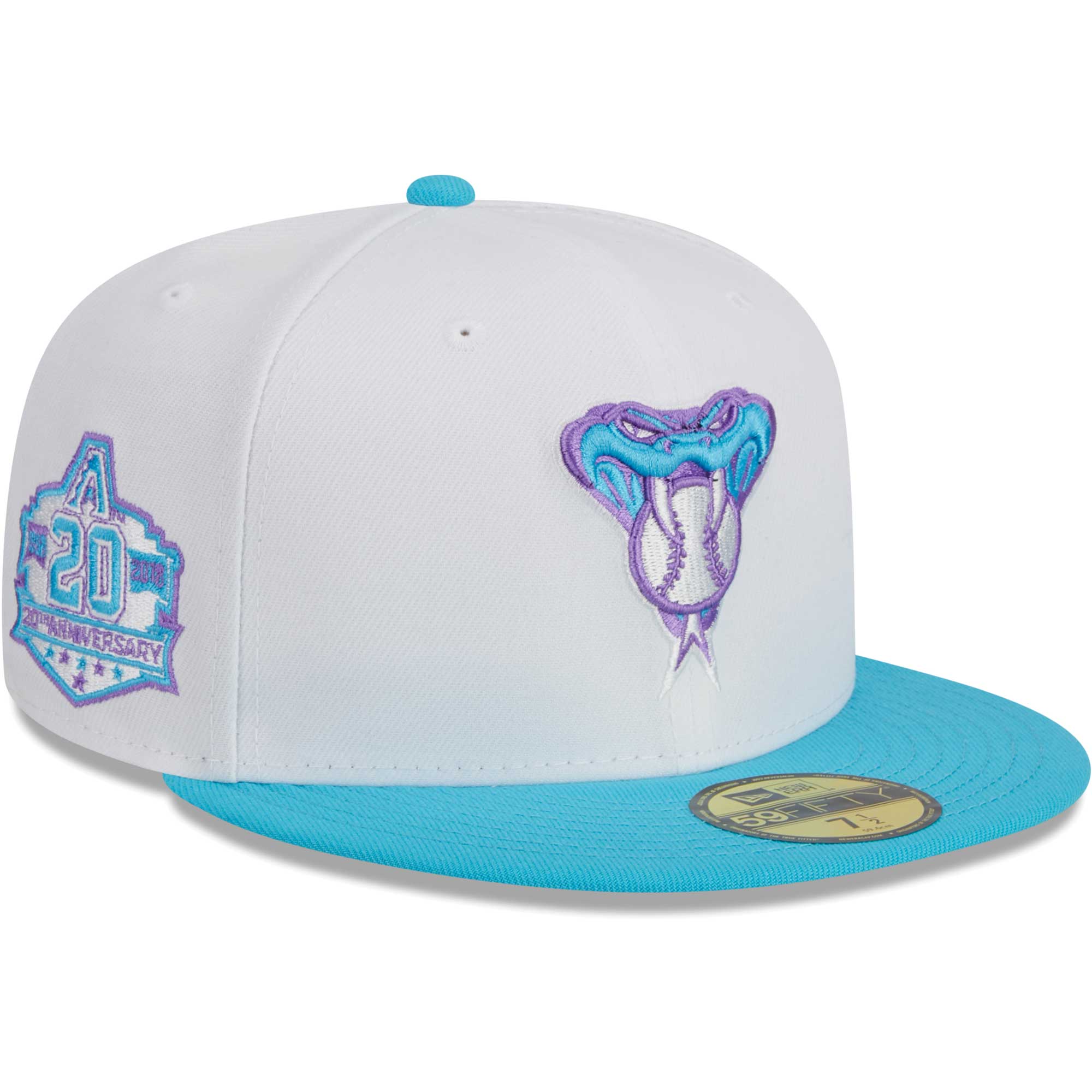 Arizona Diamondbacks New Era Vice 59FIFTY Fitted Hat - White