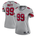 Women s Nike J.J. Watt Gray Arizona Cardinals Inverted Legend Jersey