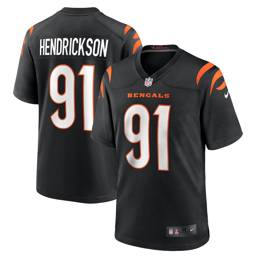 Youth Cincinnati Bengals Trey Hendrickson Game Jersey   Black