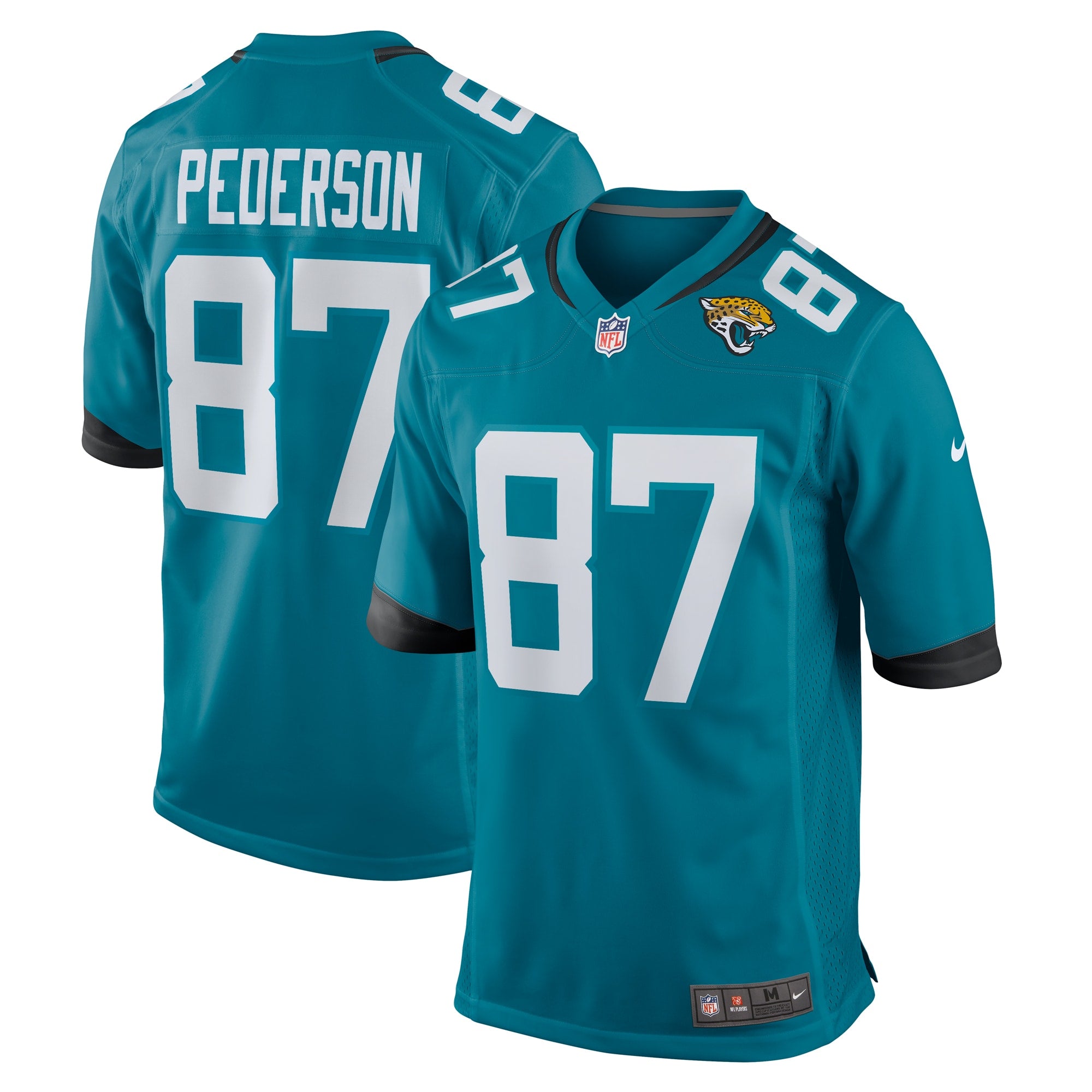 Josh Pederson Jacksonville Jaguars Nike Team Game Jersey    Teal