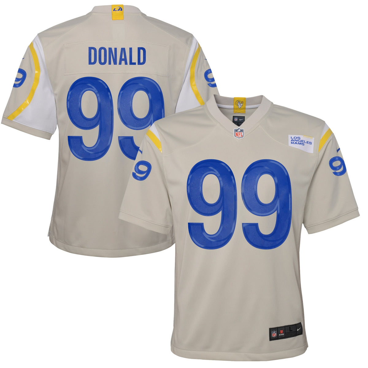 Aaron Donald Los Angeles Rams Nike Youth Game Jersey   Cream