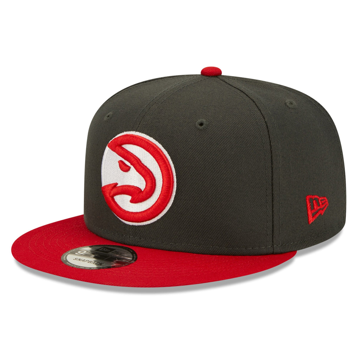 Atlanta Hawks, NBA Jerseys New Era Two-Tone Color Pack 9FIFTY Snapback Hat - Charcoal/Scarlet
