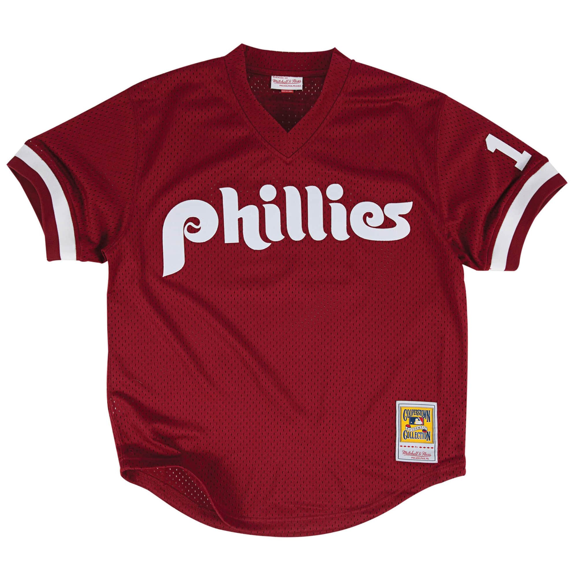 Authentic John Kruk Philadelphia Phillies 1991 Pullover Jersey