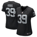 Nate Hobbs Las Vegas Raiders Nike Women s Game Jersey   Black