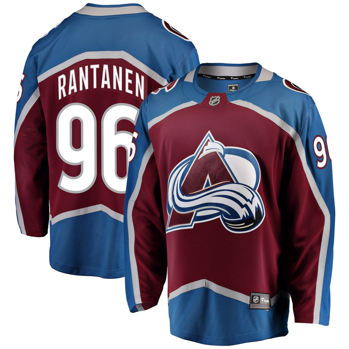 Men's Fanatics Branded Mikko Rantanen Burgundy Colorado Avalanche Home Premier Breakaway Player Jersey