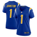 Women s Nike Quentin Johnston Royal Los Angeles Chargers Alternate Game Jersey