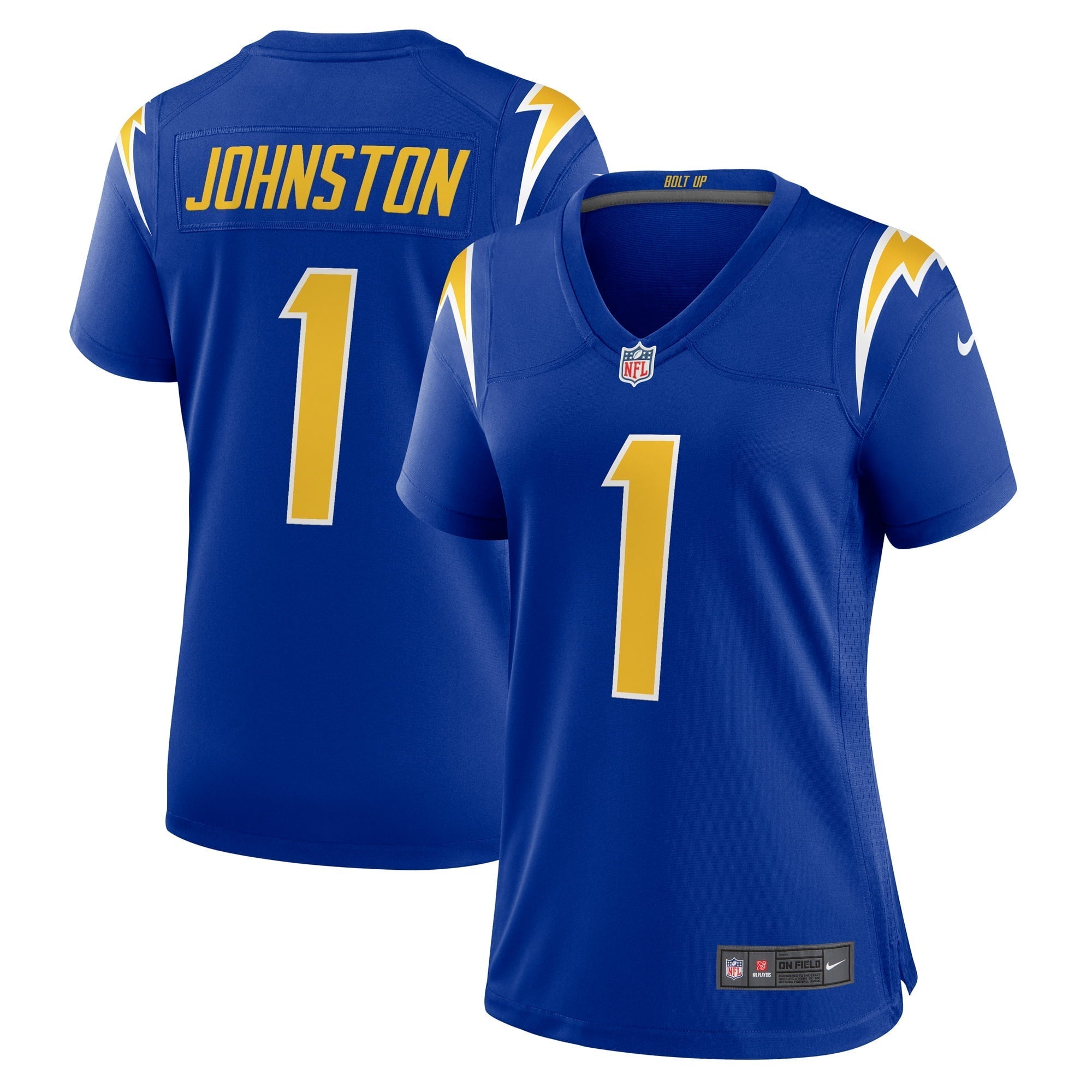 Women s Nike Quentin Johnston Royal Los Angeles Chargers Alternate Game Jersey
