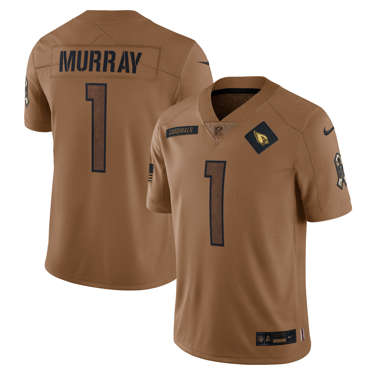 Kyler Murray Arizona Cardinals Nike 2023 Salute To Service Limited Jersey   Brown