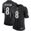 Men s Nike Lamar Jackson Black Baltimore Ravens Speed Machine Limited Jersey