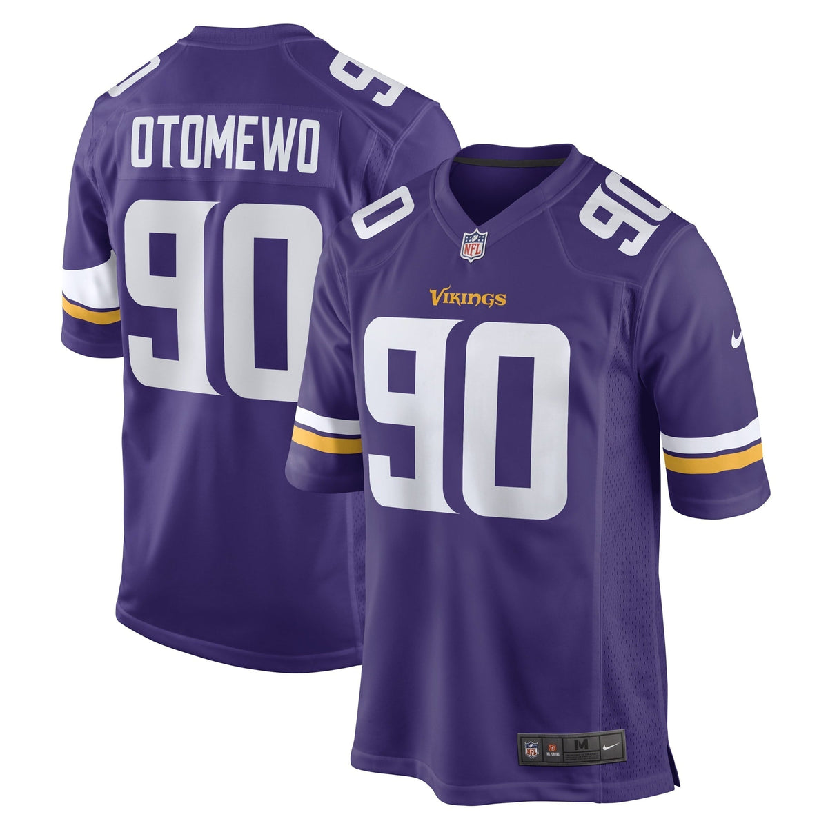 Men s Nike Esezi Otomewo Purple Minnesota Vikings Game Player Jersey