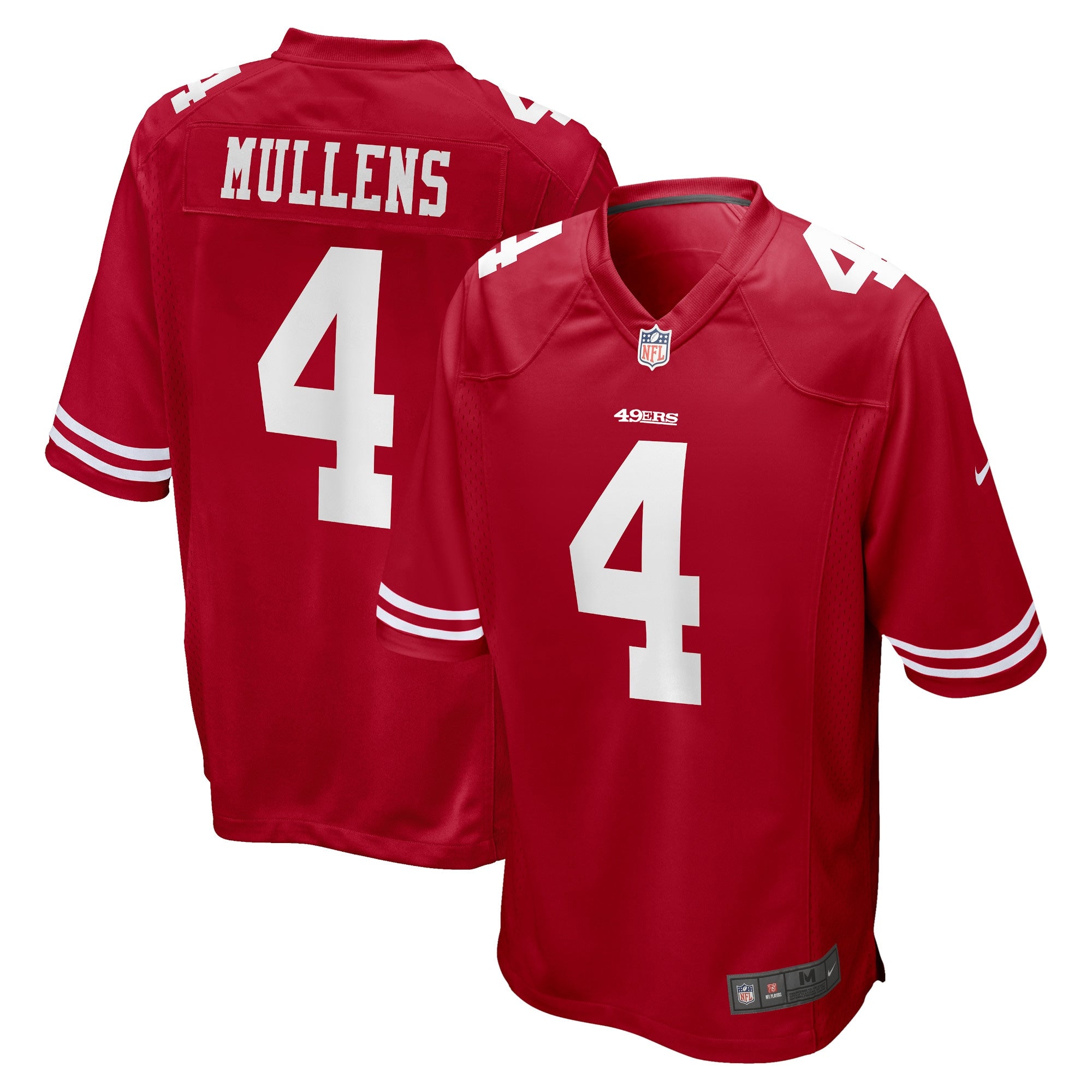 Nick Mullens San Francisco 49ers Nike Game Player Jersey   Scarlet