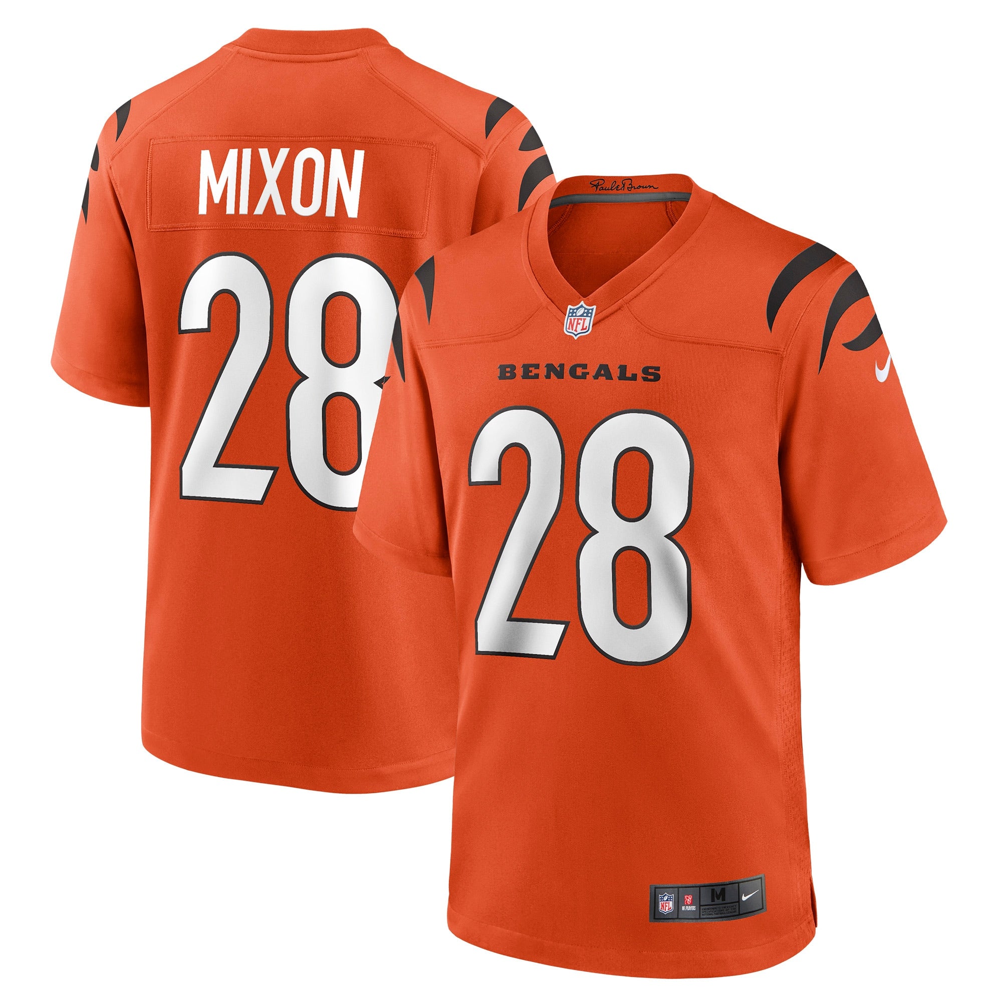 Joe Mixon Cincinnati Bengals Nike Game Jersey   Orange
