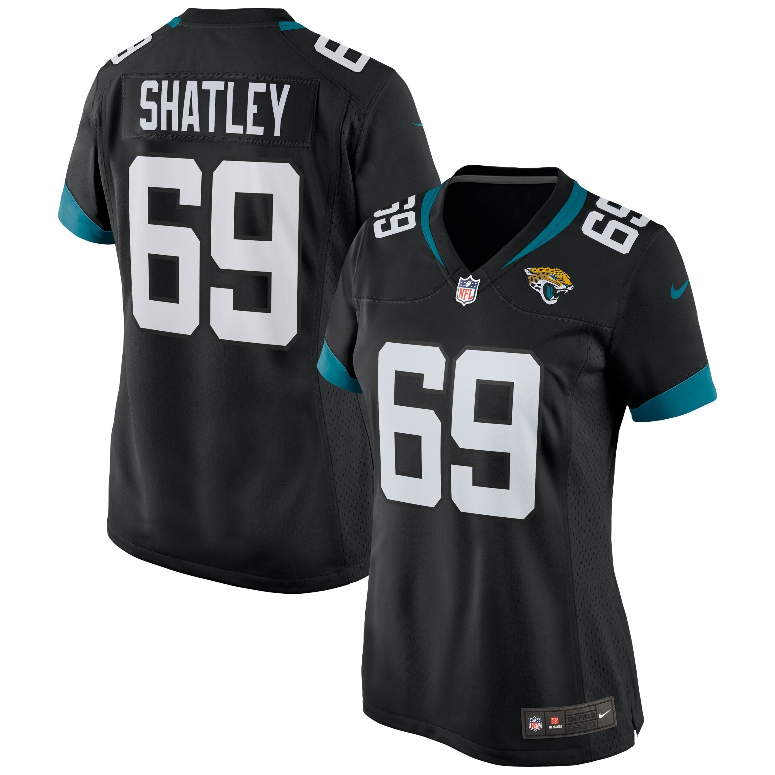 Tyler Shatley Jacksonville Jaguars Nike Women s Game Jersey   Black