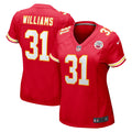 Darrel Williams Kansas City Chiefs Nike Women s Game Jersey   Red