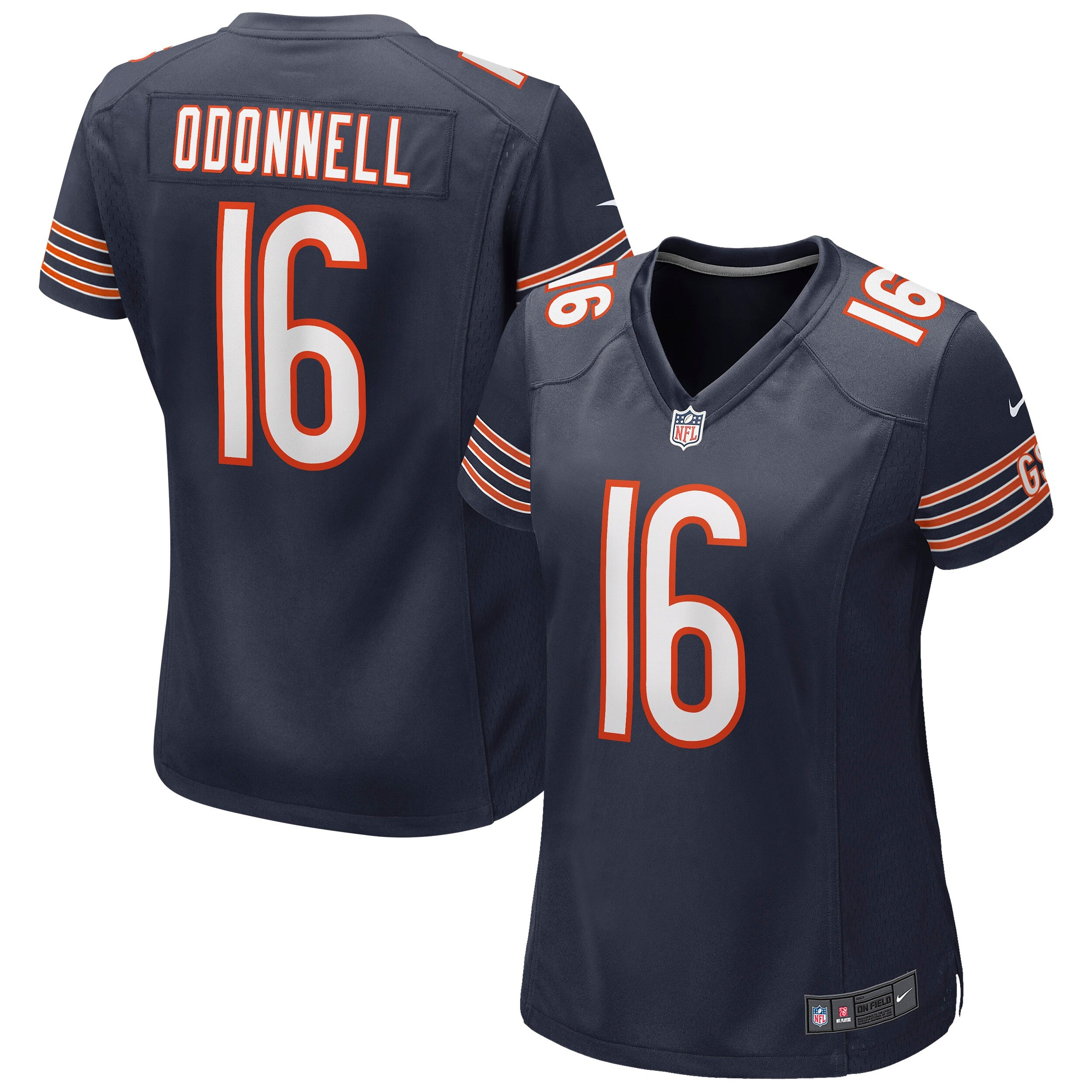 Pat O Donnell Chicago Bears Nike Women s Game Jersey   Navy