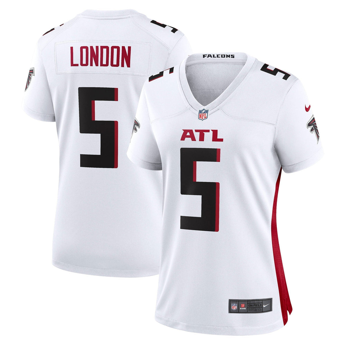 Women s Nike Drake London White Atlanta Falcons Away Game Player Jersey